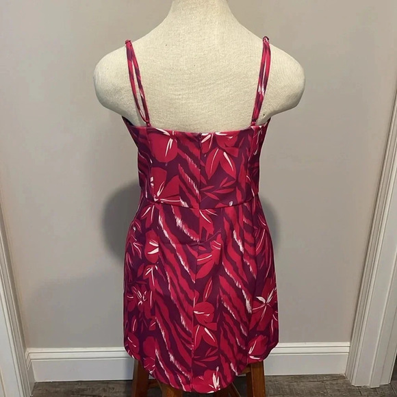 NWT!! French Connection - Berina Sweetheart Sundress - Pink/Purple - Size 8 - Picture 8 of 10
